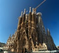 Cathedral Ã¢â¬ÅSagrada FamiliaÃ¢â¬Â entrance from north, in Barcelona, Catalonia, Spain